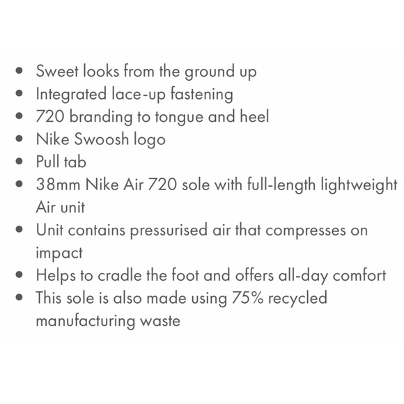 SALE NWT NIKE Air Max 720 Blue Jade - Picture 8 of 8